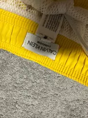 Vorschaubild 5 von Herren Badeshorts Gr. 38 Gelb Sportlich Logo-Print