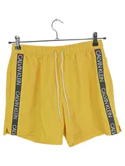 Vorschaubild 1 von Herren Badeshorts Gr. 38 Gelb Sportlich Logo-Print