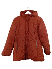 Vorschaubild 1 von Steppjacke mit Kapuze Braun Gr. 164 Kinder Jacke