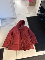 Vorschaubild 2 von Steppjacke mit Kapuze Braun Gr. 164 Kinder Jacke