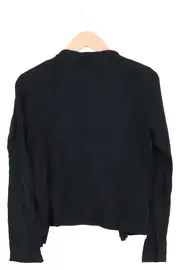 Vorschaubild 2 von Strickjacke Damen XS/32 Schwarz Wolle Casual Klassisch