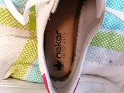 Vorschaubild 5 von Damen Sneaker low Gr. 39 Weiß mit Blumenmuster Stickerei