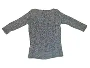 Vorschaubild 5 von Damen T-Shirt 3/4-Arm Blau Gepunktet Gr. S 36 Modal