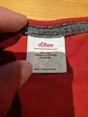 Vorschaubild 4 von Herren T-Shirt Denim District Rot Gr. M Baumwolle Casual