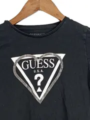 Vorschaubild 2 von Kinder Langarmshirt Logo Print Schwarz Gr. 146 Casual Baumwolle