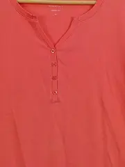 Vorschaubild 5 von Damen T-Shirt Gr. 42/XL Rot Casual Baumwolle