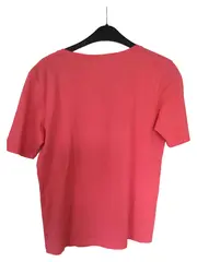 Vorschaubild 3 von Damen T-Shirt Gr. 42/XL Rot Casual Baumwolle
