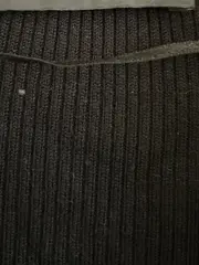 Vorschaubild 2 von Strickjacke Damen Rippstrick Asymmetrisch Schwarz Gr. 36/S