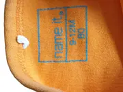 Vorschaubild 4 von Kinder T-Shirt Gr. 80 Orange Grafik Print Kurzarm Baumwolle