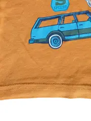 Vorschaubild 3 von Kinder T-Shirt Gr. 80 Orange Grafik Print Kurzarm Baumwolle