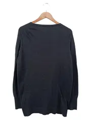 Vorschaubild 2 von Damen Strickjacke Grau Meliert Klassisch Einheitsgröße Cardigan