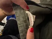 Vorschaubild 3 von Damen Freizeitkleid Gr. 38 Oliv Casual Hemdblusenkleid