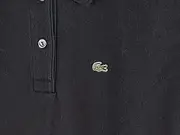 Vorschaubild 3 von Poloshirt Damen Gr. 46 Schwarz Kurzarm Piqué Classic Fit