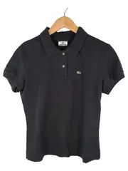 Vorschaubild 1 von Poloshirt Damen Gr. 46 Schwarz Kurzarm Piqué Classic Fit