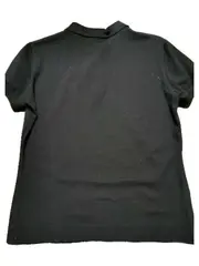 Vorschaubild 2 von Poloshirt Damen Gr. 46 Schwarz Kurzarm Piqué Classic Fit