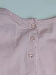 Vorschaubild 4 von Kinder Langarmshirt Rosa Gr. 81/80 Mädchen Herz-Applikation