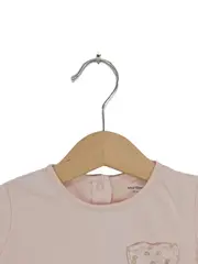 Vorschaubild 7 von Kinder Langarmshirt Rosa Gr. 81/80 Mädchen Herz-Applikation