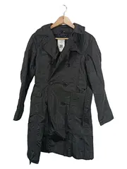 Vorschaubild 1 von Damen Trenchcoat Gr. 36 Schwarz Polyamid Mantel Klassisch