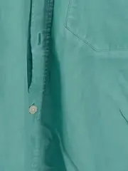 Vorschaubild 3 von Herren Freizeithemd Casual Langarm Türkis Gr. 50/L Baumwolle