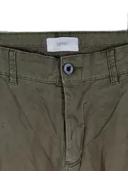 Vorschaubild 3 von Chino Hose Herren W34, L34 Oliv Khaki Slim Fit Stoffhose