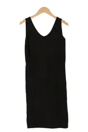Vorschaubild 1 von Damen Freizeitkleid Gr. 34/XS Schwarz Minimalistisch Viskose