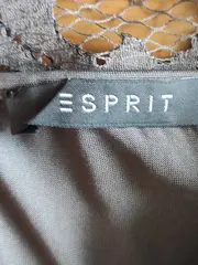 Vorschaubild 5 von Damen festliches Kleid Gr. 36 Elegant Braun Spitze Midikleid