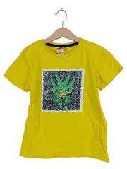 Vorschaubild 1 von Ninjago Kinder T-Shirt Gr. 128 Gelb Tiermotiv Pailletten Baumwolle