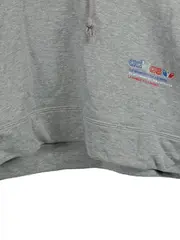 Vorschaubild 3 von Damen Cropped Hoodie Kapuzenpullover Gr. 36/S Grau Sportlich