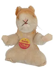 Vorschaubild 1 von Goldy Hamster Plüschtier Vintage Knopf im Ohr
