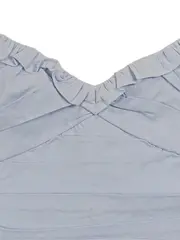 Vorschaubild 2 von Damen Top L Blau Feminin mit Trägern & Rüschen