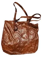 Vorschaubild 3 von Damen Henkeltasche Braun Leder Shopper Tragetasche Groß