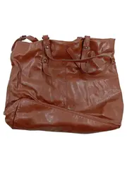 Vorschaubild 1 von Damen Henkeltasche Braun Leder Shopper Tragetasche Groß