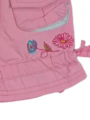 Vorschaubild 2 von Baby Mädchen Shorts Cargo Rosa Gr. 62 Blumenstickerei