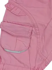 Vorschaubild 3 von Baby Mädchen Shorts Cargo Rosa Gr. 62 Blumenstickerei