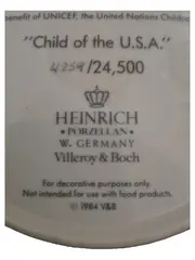 Vorschaubild 2 von Child of the U.S.A. Sammelteller Porzellan Kinder der Welt