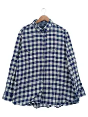 Vorschaubild 1 von Herren Freizeithemd Hemd kariert Blau Gr. 56/3XL Casual Baumwolle