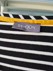 Vorschaubild 2 von Damen Langarmshirt 3/4 Arm Gestreift Pailletten L/40 Freizeit