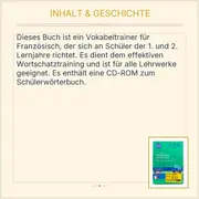 Vorschaubild 3 von PONS Vokabelcheck Französisch Vokabeltrainer 1.-2. Lernjahr Wortschatz CD-ROM