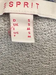 Vorschaubild 6 von Damen Pullover Blumenmuster Grau Gr. S 36 Floral Baumwolle