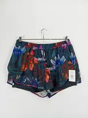Vorschaubild 2 von Damen Sport Shorts Laufshorts Blumenmuster Gr. 40/L