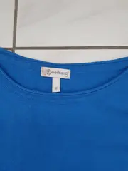 Vorschaubild 2 von Damen Pullover Langarmshirt Blau Gr. M Baumwolle Casual