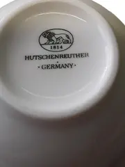 Vorschaubild 2 von Porzellan Tasse Weiß Klassisch Uni 8cm