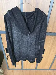 Vorschaubild 2 von Damen Hoodie Kapuzenpullover Grau Meliert Gr. XS Casual