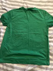 Vorschaubild 3 von T-Shirt Damen Grün Gr. M Logo Print Baumwolle Casual