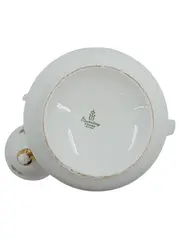 Vorschaubild 2 von Kaffeekanne Rosiau Bavaria Porzellan Rosenmotiv Gold 30cm