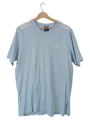 Vorschaubild 1 von Herren T-Shirt Gr. 50/L Blau Sportlich Baumwolle