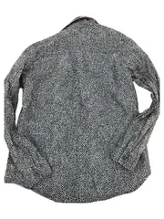 Vorschaubild 3 von Damen Hemdbluse Langarm Gepunktet Blau Gr. 34 XS Casual