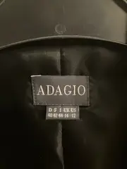 Vorschaubild 6 von Damen Blazer Gr. 40 Grau Kariert Strass Elegant Business Jacke