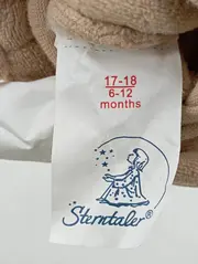 Vorschaubild 4 von Kinder Hausschuhe Gr. 17/18 Beige Tiermotive Baby Plüsch Pantoffeln