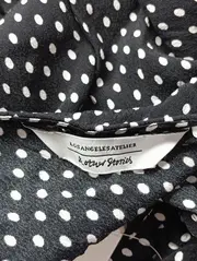 Vorschaubild 3 von & OTHER STORIES Damen Freizeitkleid Gr. 36/S Schwarz Gepunktet Elegant Vintage